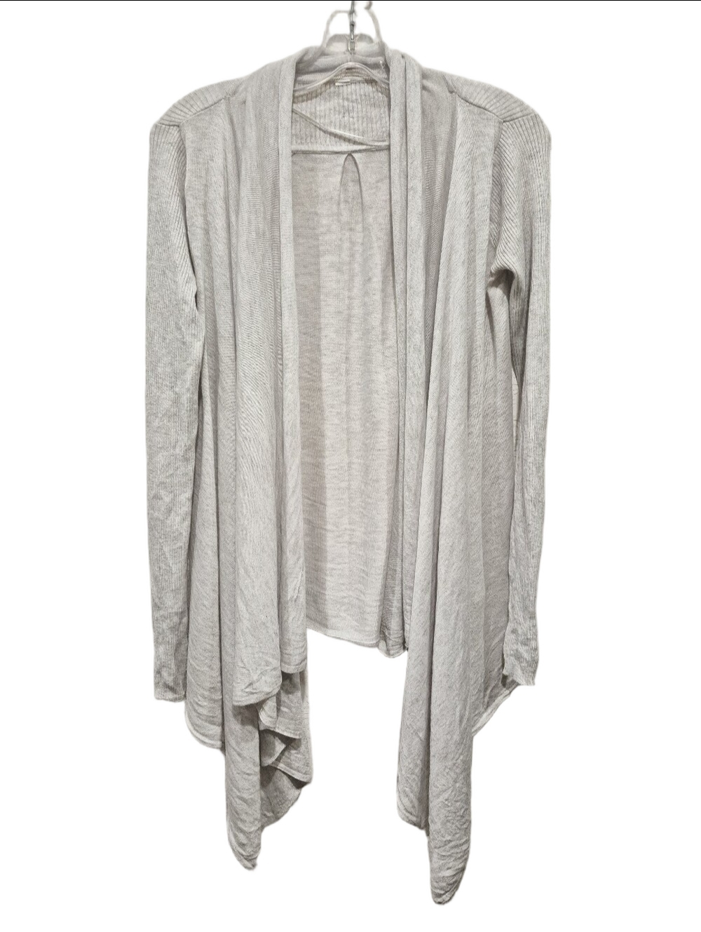 Lululemon Express Yourself Wrap Sweater Light Grey Medium/Large